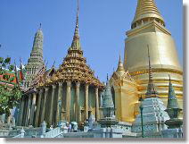 left under, miniature Angkor Wat