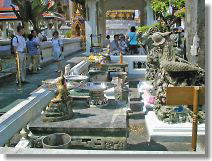 Much incense is burned